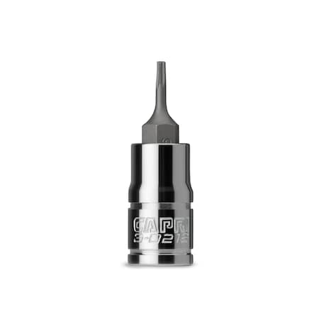 Capri Tools 1/4 in Drive T6 Star Bit Socket 3-0218